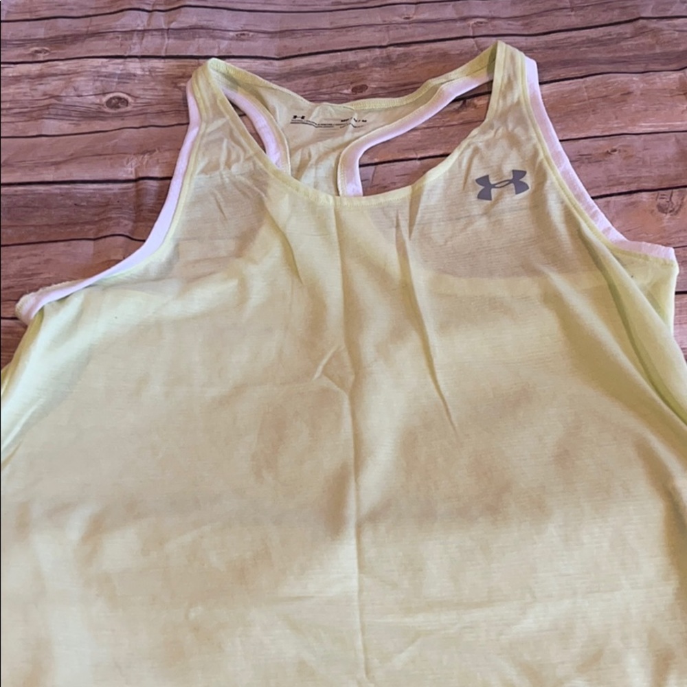 Bright yellow with yellow piping tank